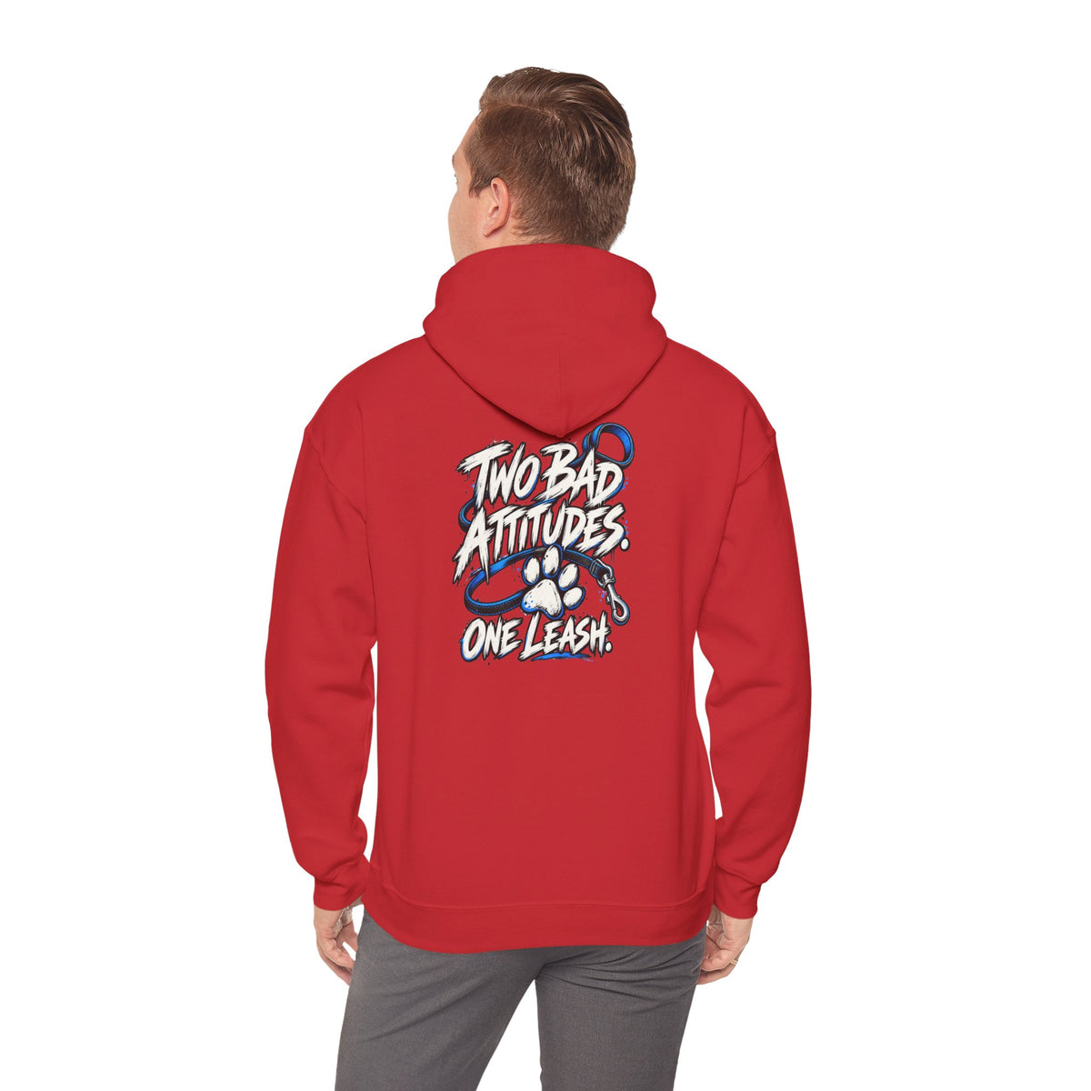 Two Bad Attitudes One Leash Dog Lover Hoodie