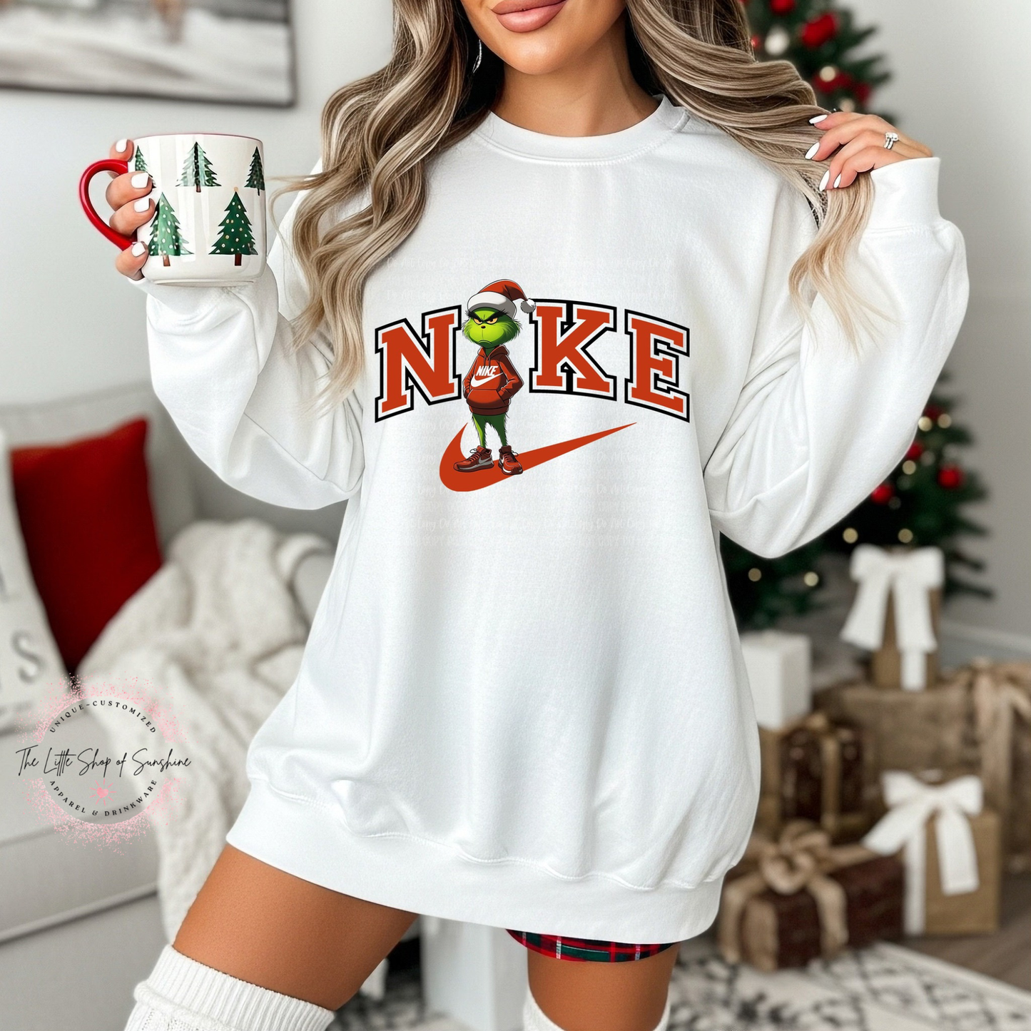 Gr*nch Swoosh Sweatshirt