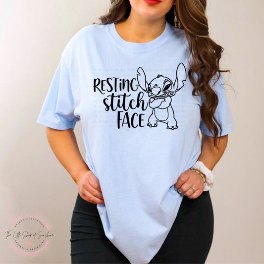 Resting St*tch Face T-Shirt