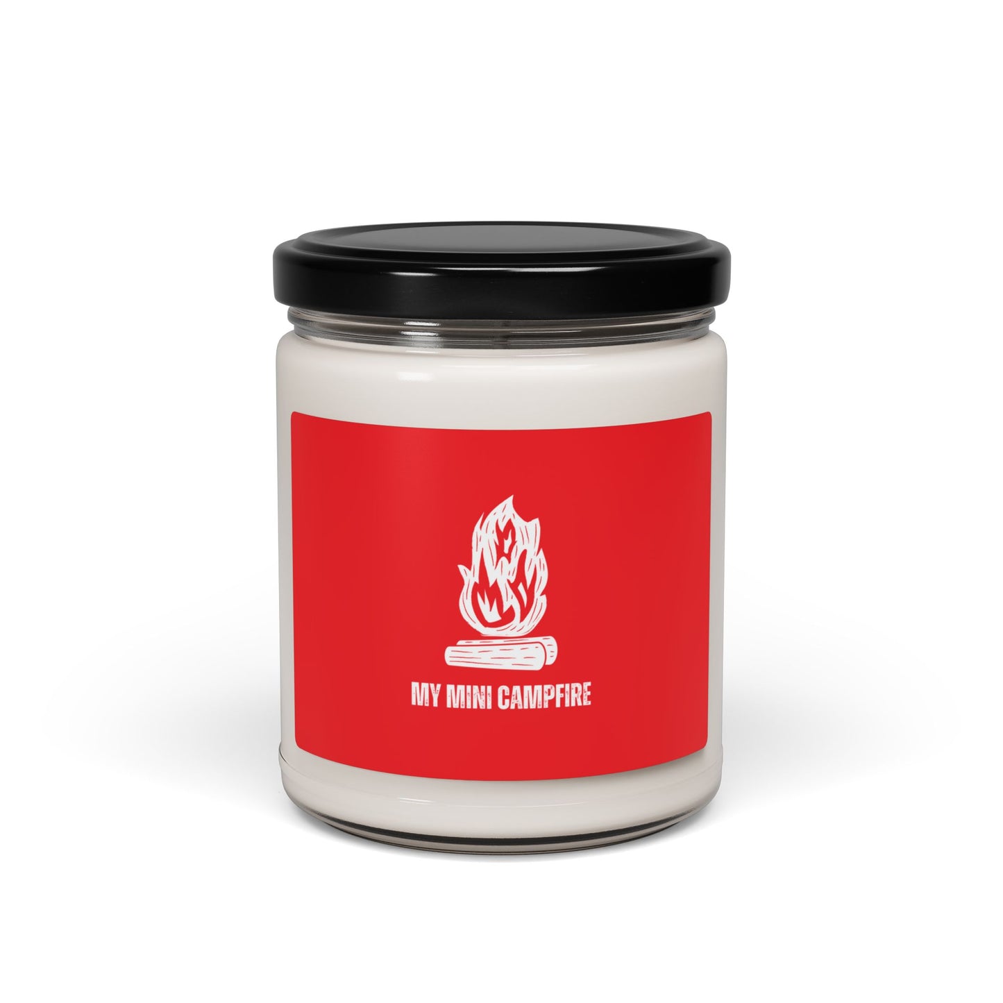Soy Candle — "My Mini Campfire" Scented Jar (9 oz)