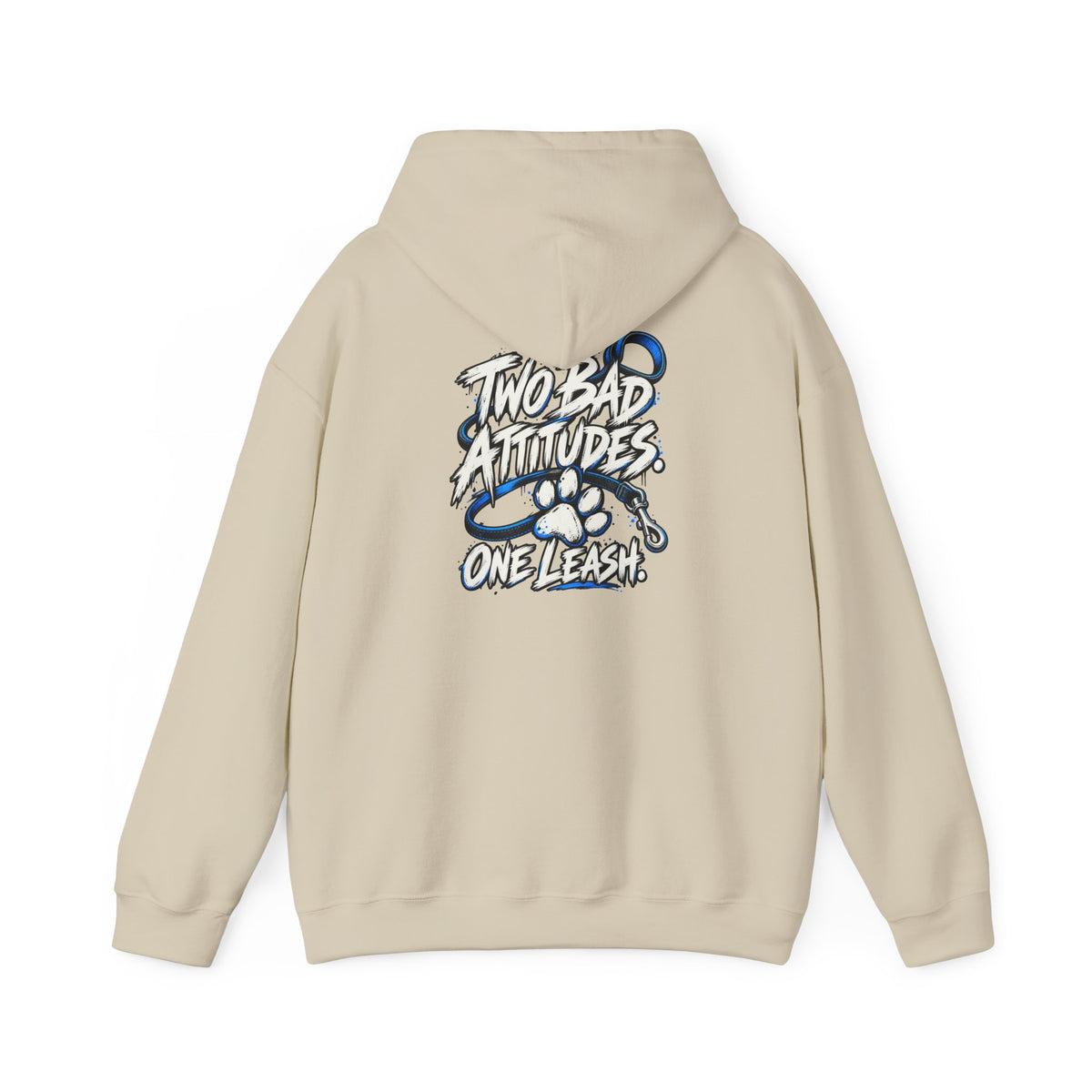 Two Bad Attitudes One Leash Dog Lover Hoodie