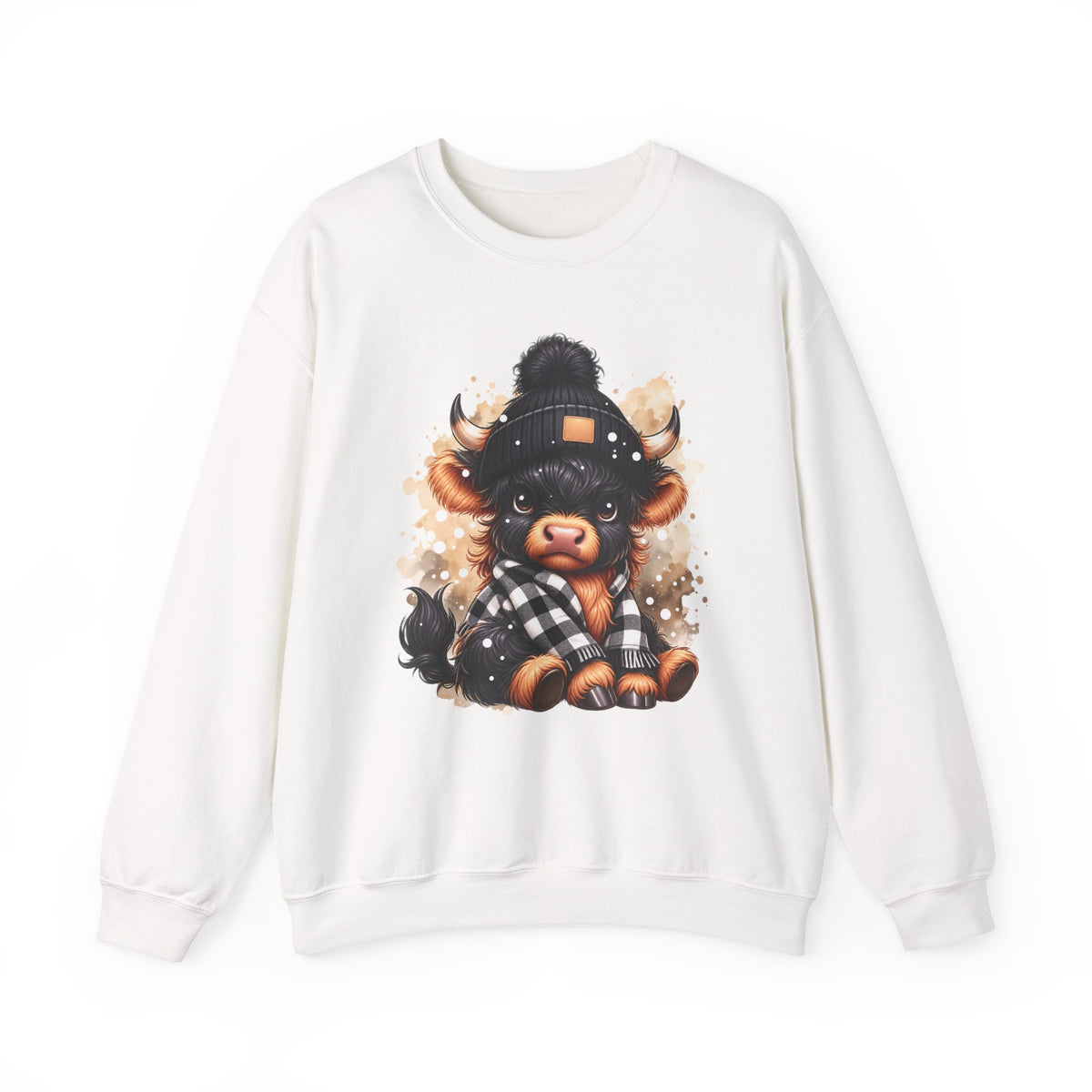 Cozy Buffalo Beanie Crewneck Sweatshirt