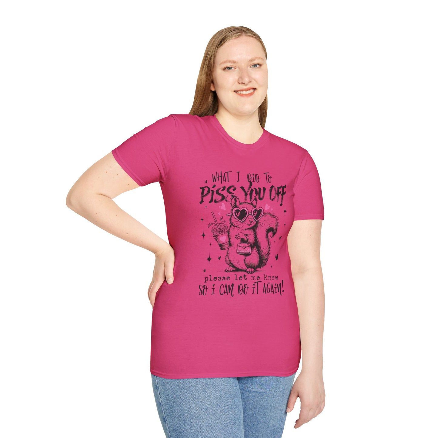Graphic T-Shirt — "What I Did to Piss You Off" Sassy Cat Tee