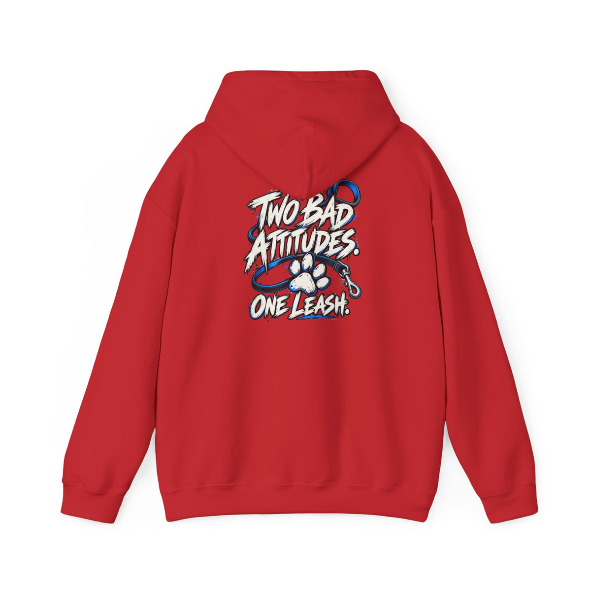 Two Bad Attitudes One Leash Dog Lover Hoodie