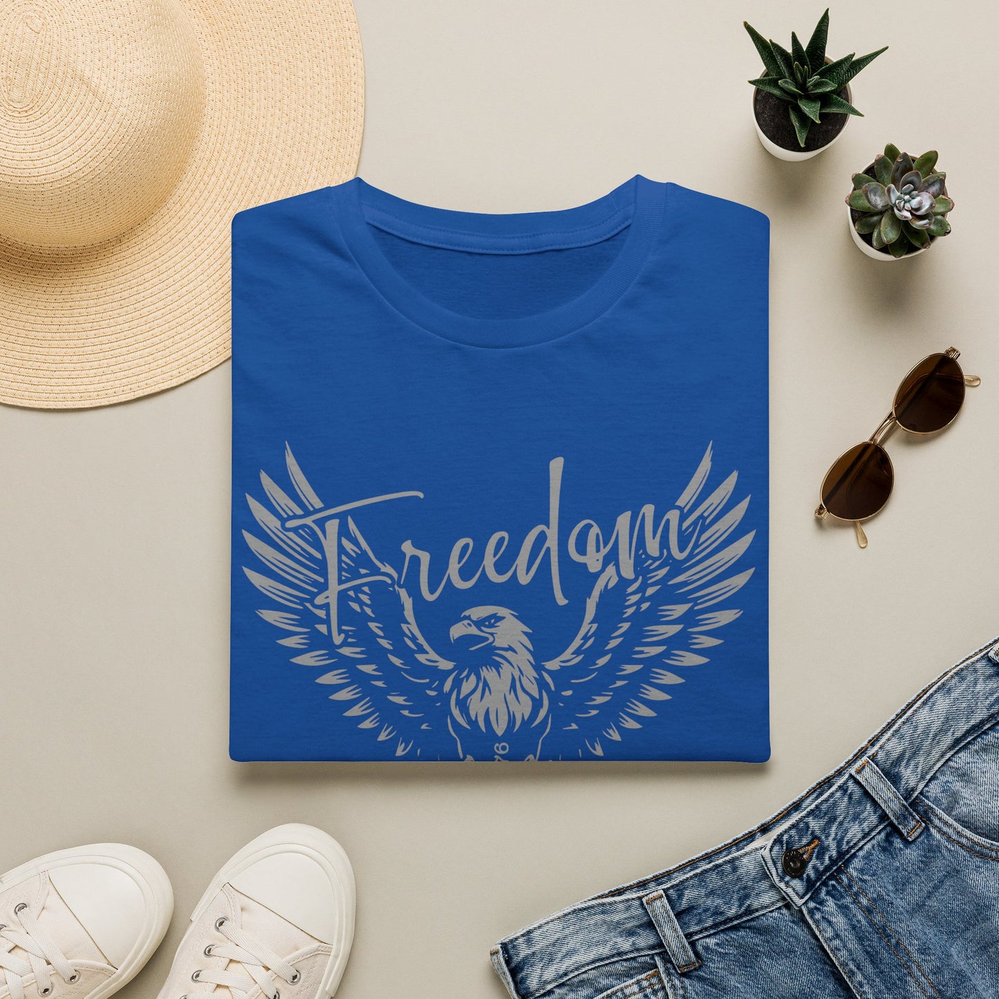 Freedom Eagle T-Shirt — Patriotic Winged Graphic Tee