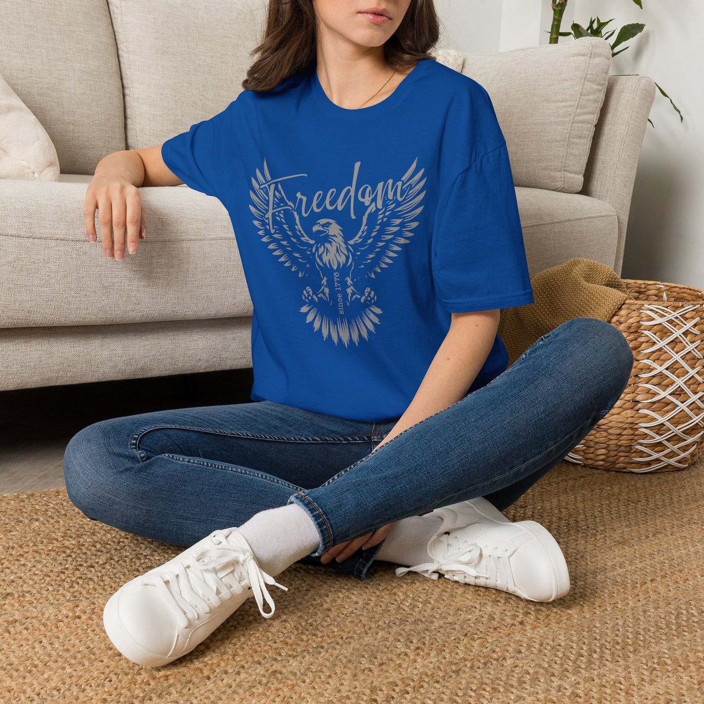Freedom Eagle T-Shirt — Patriotic Winged Graphic Tee