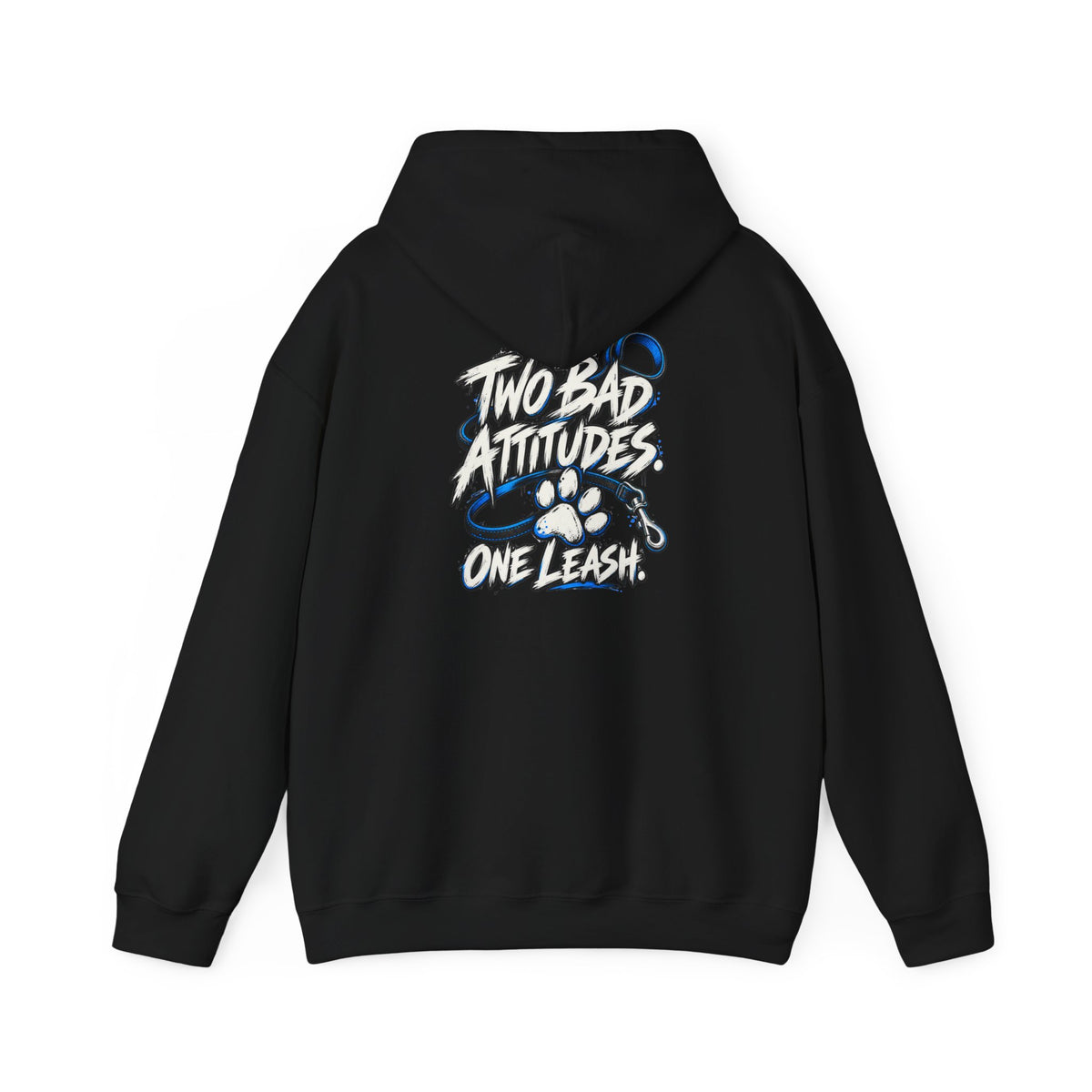 Two Bad Attitudes One Leash Dog Lover Hoodie