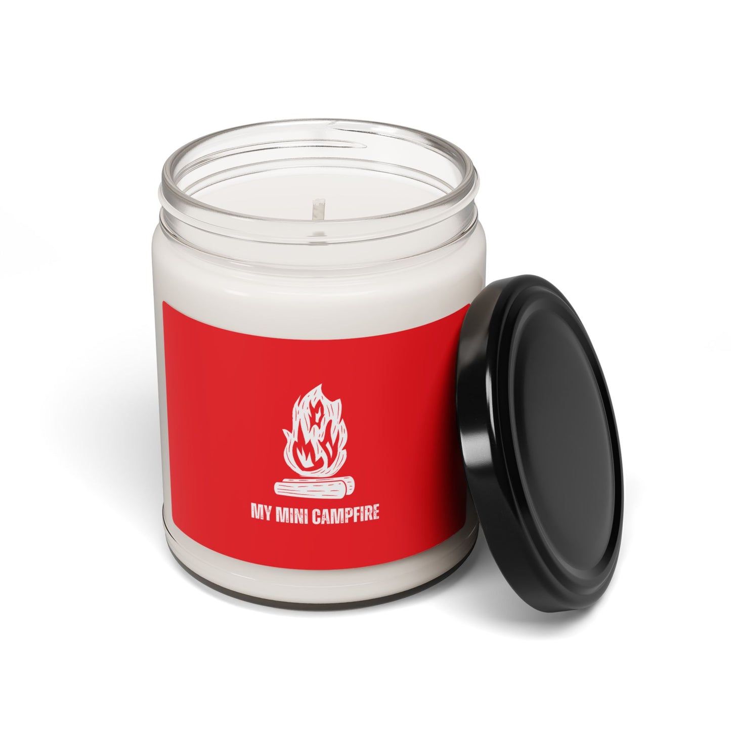 Soy Candle — "My Mini Campfire" Scented Jar (9 oz)