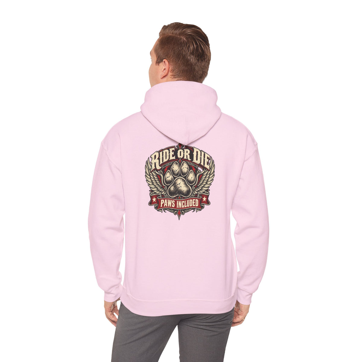 Ride or Die Paws Included Dog Lover Hoodie