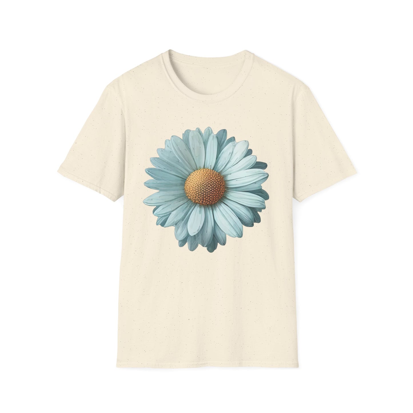 Daisy Bloom T‑Shirt — Vintage Aqua Floral Graphic Tee