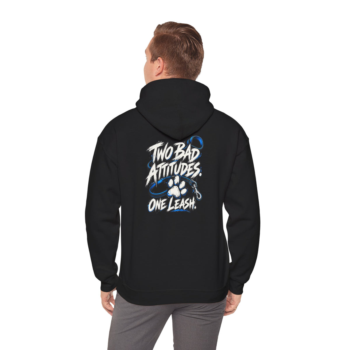 Two Bad Attitudes One Leash Dog Lover Hoodie