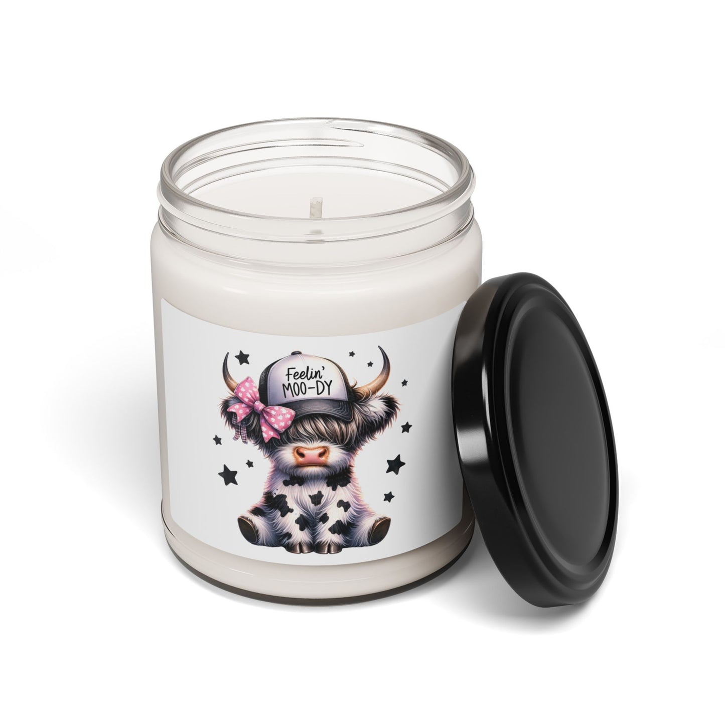Feelin' Moo-dy Highland Cow Scented Soy Candle — 9oz
