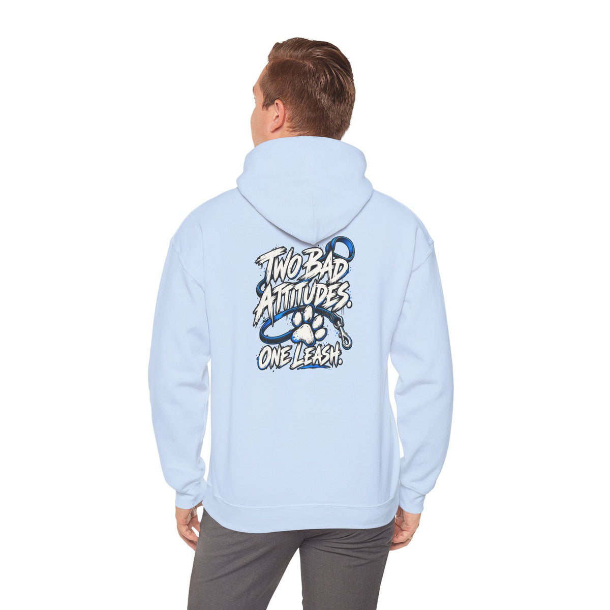 Two Bad Attitudes One Leash Dog Lover Hoodie