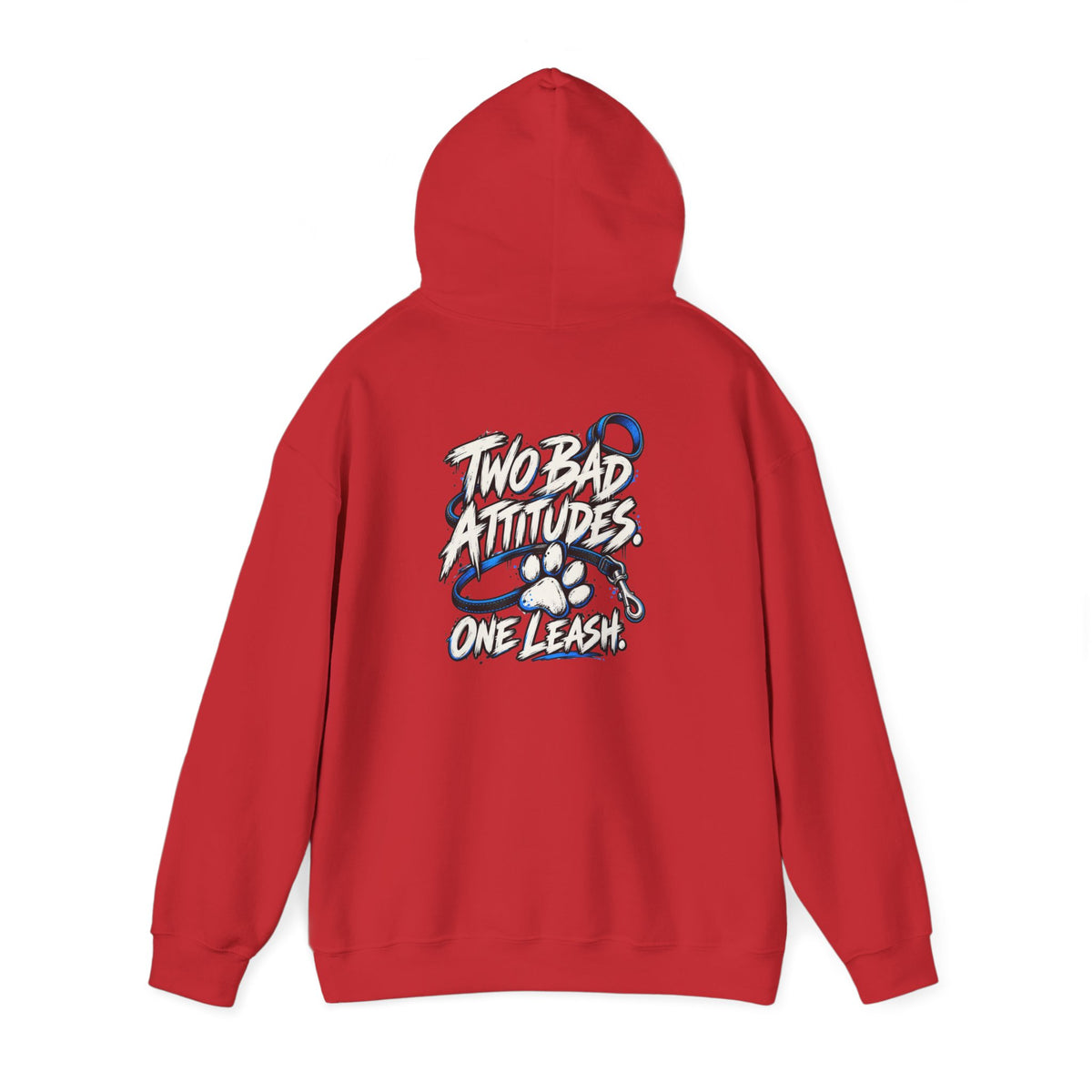 Two Bad Attitudes One Leash Dog Lover Hoodie