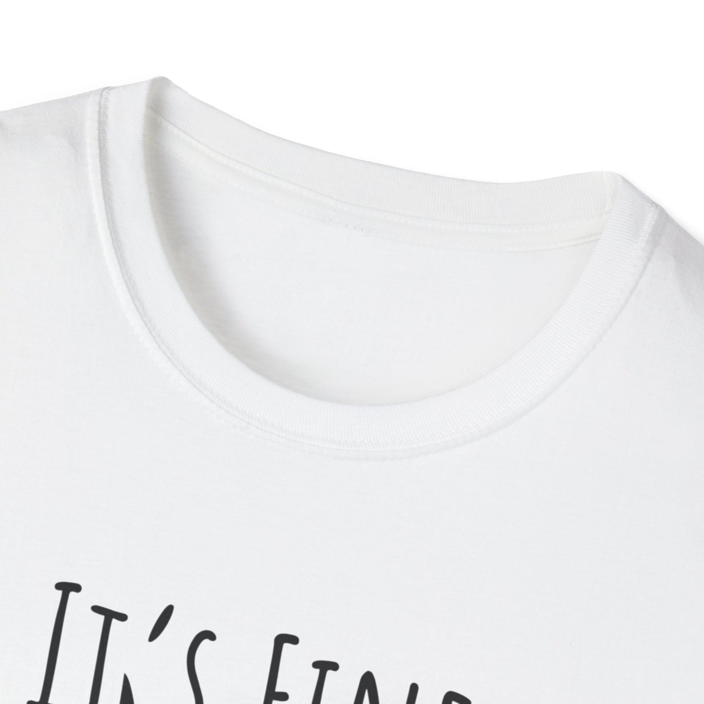 Funny Cat T-Shirt — "It's Fine, I'm Fine, Everything Is Fine" Graphic Tee
