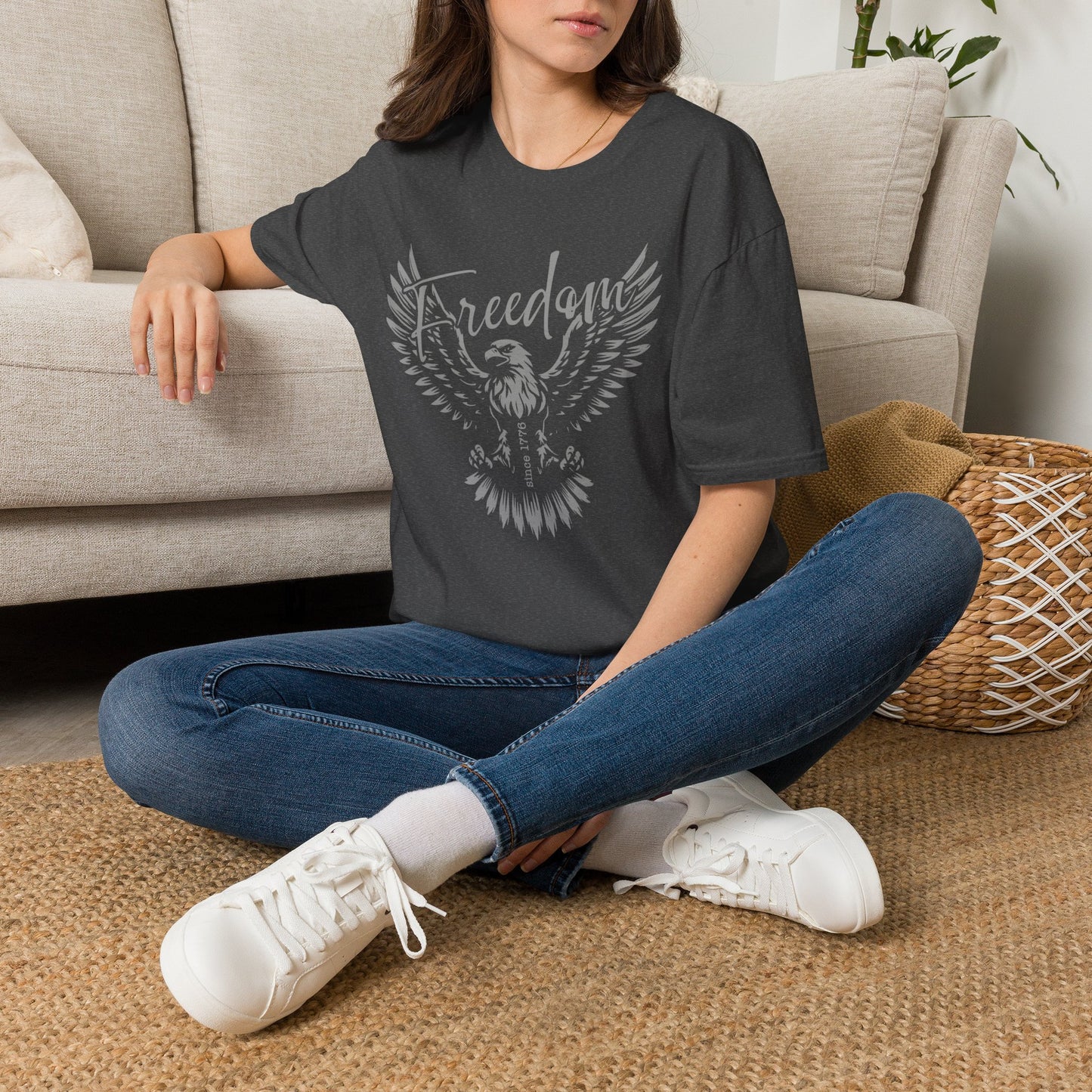 Freedom Eagle T-Shirt — Patriotic Winged Graphic Tee