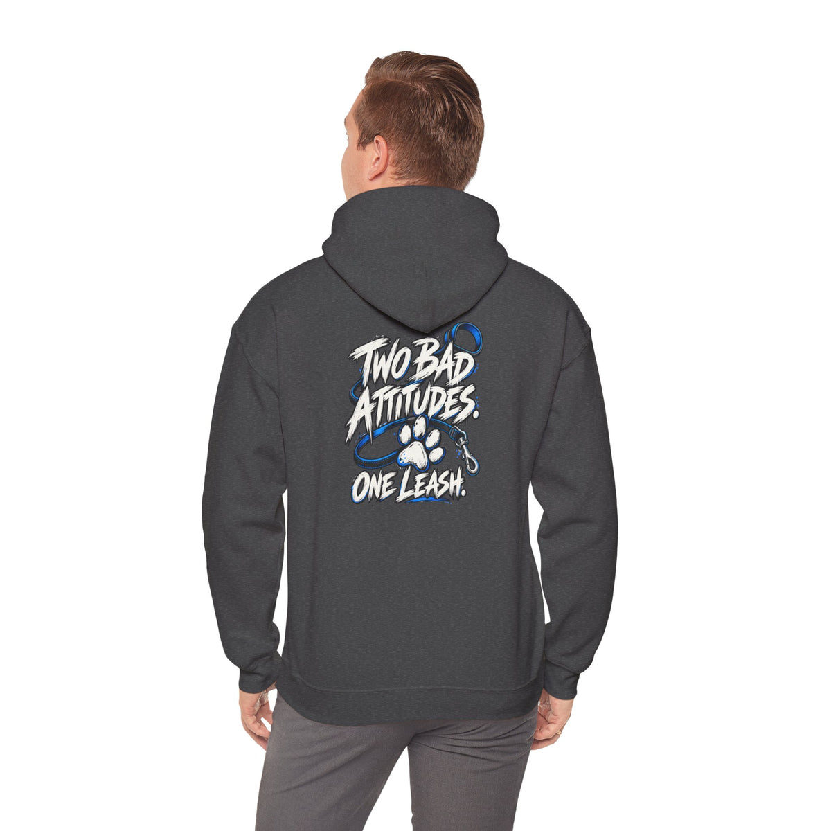 Two Bad Attitudes One Leash Dog Lover Hoodie