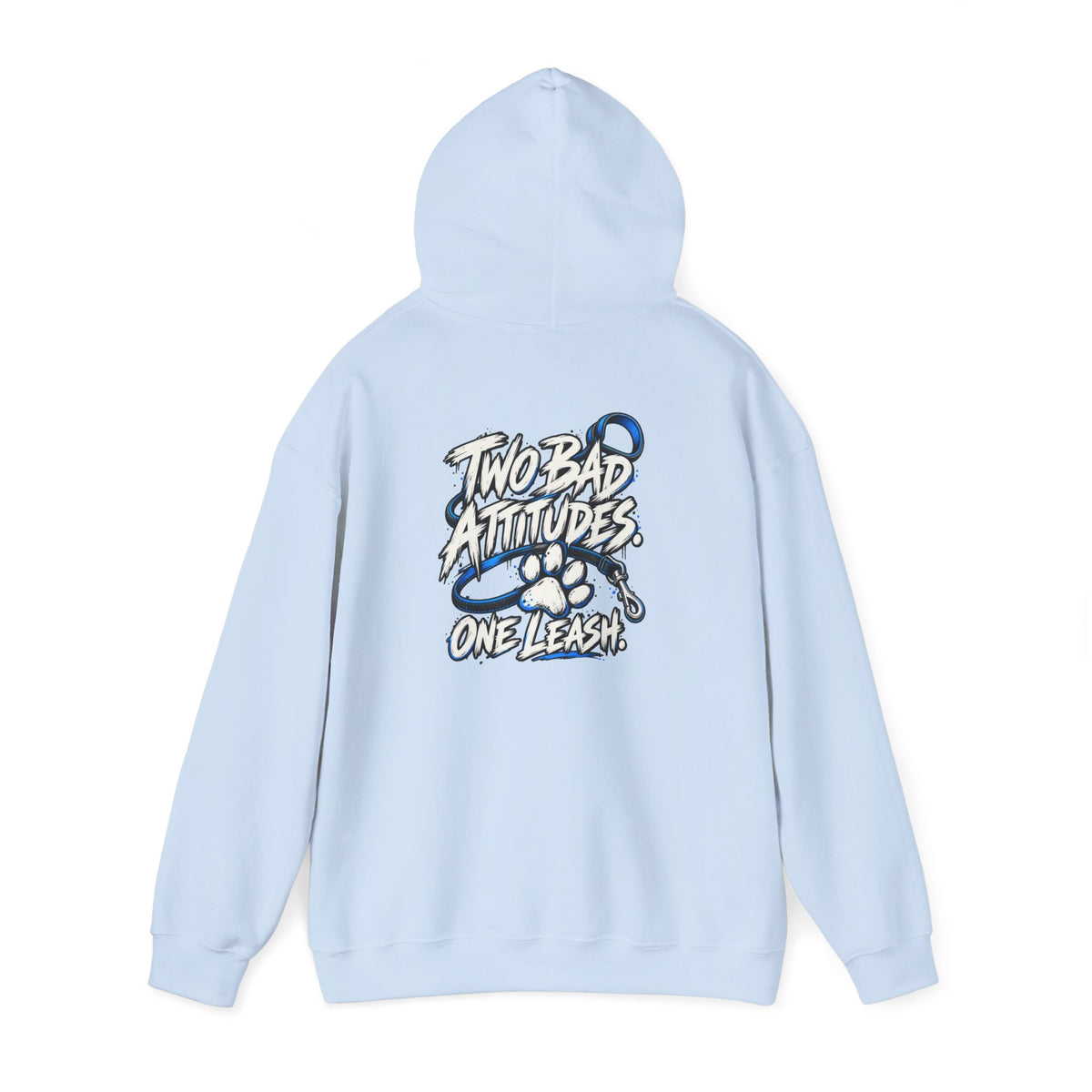 Two Bad Attitudes One Leash Dog Lover Hoodie