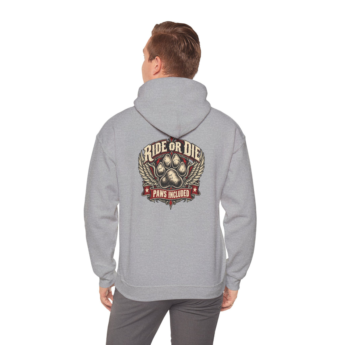 Ride or Die Paws Included Dog Lover Hoodie