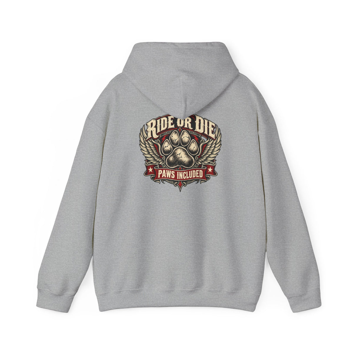 Ride or Die Paws Included Dog Lover Hoodie