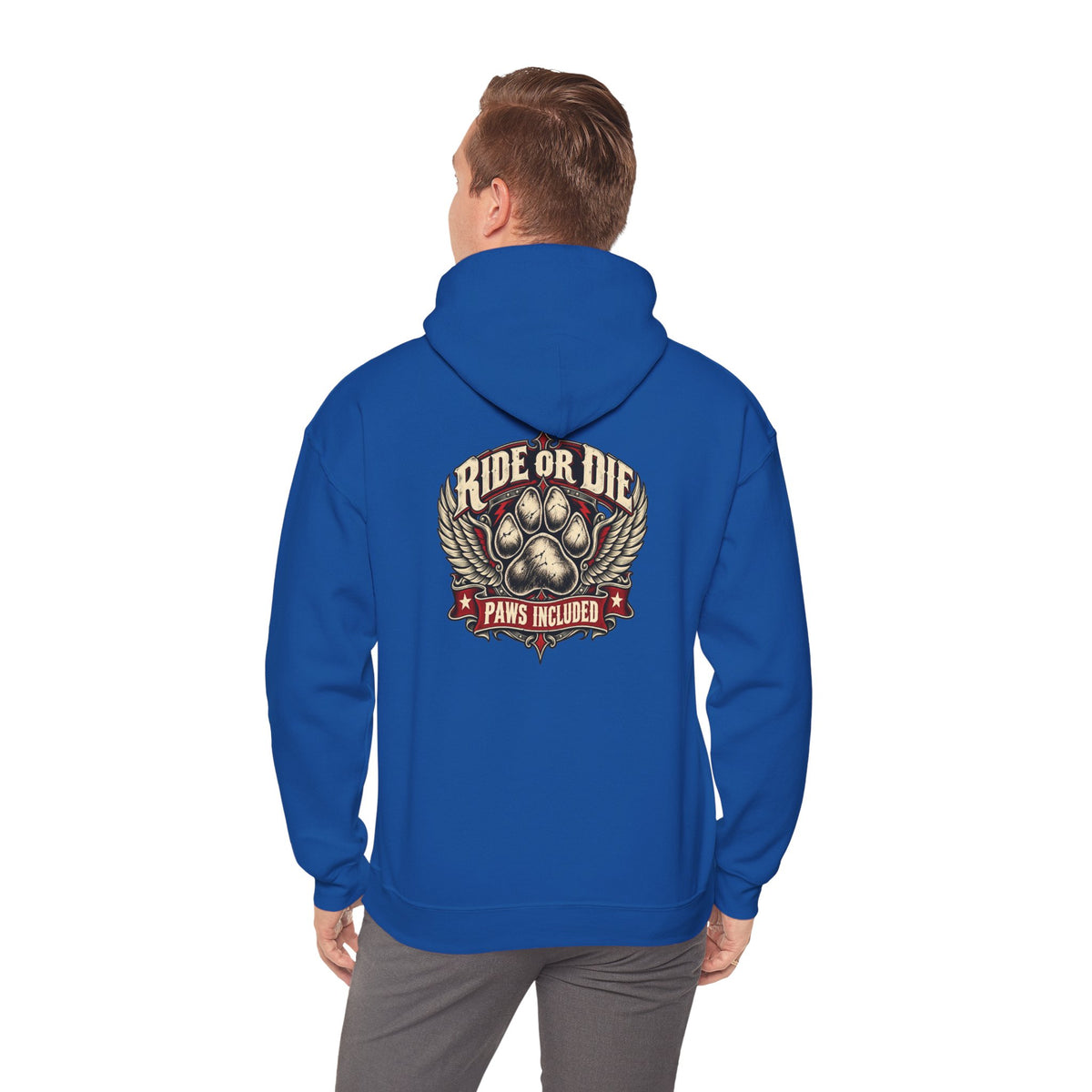 Ride or Die Paws Included Dog Lover Hoodie