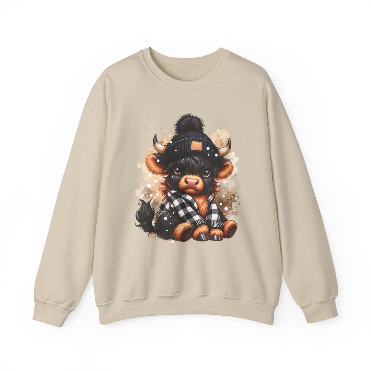 Cozy Buffalo Beanie Crewneck Sweatshirt