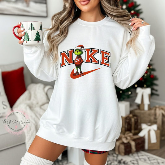 Gr*nch Swoosh Sweatshirt